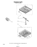 Part Location Diagram of 300995 Whirlpool Single Upper Rack Roller with Axle