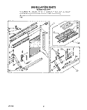 INSTALLATION PARTS Diagram and Parts List for ACQ154XY1  Whirlpool Air Conditioner