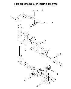 Part Location Diagram of W11743899 Whirlpool CONTROL BOARD