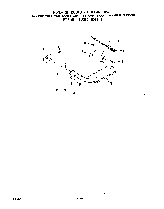 Upper Oven Burner Diagram and Parts List for 1883*0A  Roper Wall Oven