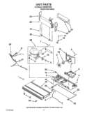 UNIT PARTS Diagram and Parts List for GI6SARXXF03  Whirlpool Refrigerator