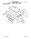 SECTION Diagram and Parts List for KICU265HWH0  KitchenAid Range Hood