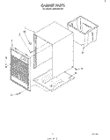 SECTION Diagram and Parts List for AHA02023  Whirlpool Dehumidifier