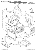 OVEN PARTS Diagram and Parts List for KEBS277SBL00  KitchenAid Wall Oven
