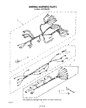 Part Location Diagram of 313867 Whirlpool Harness, Wire (Main)