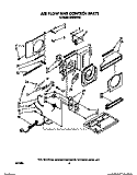 AIRFLOW AND CONTROL Diagram and Parts List for ACQ052XY0  Whirlpool Air Conditioner