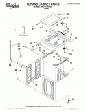 Part Location Diagram of W10354405 Whirlpool TOP