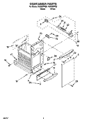 CONTAINER PARTS Diagram and Parts List for TU800SPPQ0  Whirlpool Trash Compactor