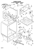 LINER Diagram and Parts List for TT21AKXKT07  Estate Refrigerator