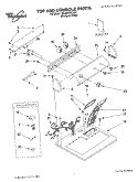 SECTION Diagram and Parts List for 3HLER5437JQ1  Whirlpool Dryer