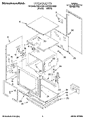 OVEN, OPTIONAL Diagram and Parts List for KEBI141BWH2  KitchenAid Wall Oven