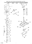MOTOR AND ICE CONTAINER Diagram and Parts List for KSRS25IKBL00  KitchenAid Refrigerator