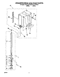 POWERSCREW AND RAM Diagram and Parts List for KCCC151DWH0  KitchenAid Trash Compactor