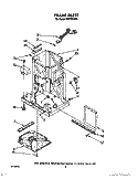 FRAME Diagram and Parts List for TF8700XXP0  Whirlpool Trash Compactor