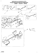 WIRING HARNESS Diagram and Parts List for KEBS278ABL0  KitchenAid Wall Oven
