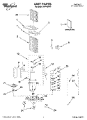 Part Location Diagram of 8201654 Whirlpool COMPRESSOR