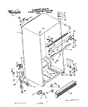 CABINET Diagram and Parts List for ET20GMXZN00  Whirlpool Refrigerator