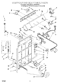 Part Location Diagram of 3952566 Whirlpool HARNS-WIRE