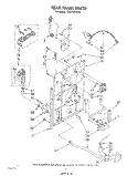 REAR PANEL Diagram and Parts List for CA2762XSW5  Whirlpool Washer