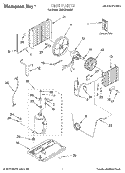 UNIT, LITERATURE Diagram and Parts List for BHAC0500BS1  Whirlpool Air Conditioner