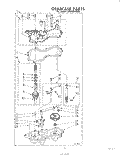 GEARCASE Diagram and Parts List for LA5880XKW2  Whirlpool Washer