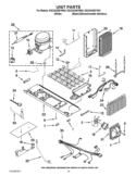 UNIT PARTS Diagram and Parts List for KSC24C8EYB02  KitchenAid Refrigerator