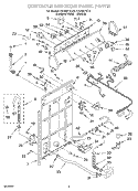 Part Location Diagram of WP3954071 Whirlpool Timer - 60Hz 115V