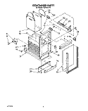 CONTAINER Diagram and Parts List for TU8100XTP2  Whirlpool Trash Compactor