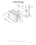 FREEZER DOOR Diagram and Parts List for ET16JKXRWR1  Whirlpool Refrigerator