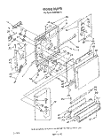 DOOR Diagram and Parts List for DU9450XT2  Whirlpool Dishwasher
