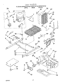 UNIT Diagram and Parts List for KSRS27FGBT03  KitchenAid Refrigerator