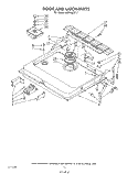 DOOR AND LATCH Diagram and Parts List for 4KPDI620T1  KitchenAid Dishwasher
