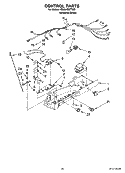 CONTROL PARTS Diagram and Parts List for ED5LHEXTD00  Whirlpool Refrigerator