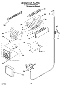 ICEMAKER PARTS, OPTIONAL PARTS (NOT INCLUDED) Diagram and Parts List for KSRY25CRMS00  KitchenAid Refrigerator