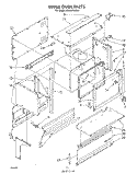 UPPER OVEN Diagram and Parts List for RE960PXVN3  Whirlpool Range