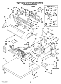 Part Location Diagram of WP3406965 Whirlpool COIN CHUTE