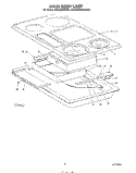 SECTION Diagram and Parts List for KECG260SWH1  KitchenAid Cooktop