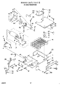 UPPER UNIT Diagram and Parts List for KSSS36DAX05  KitchenAid Refrigerator