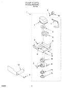 PUMP Diagram and Parts List for JEACS50SL0  Whirlpool Ice Maker