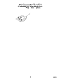 MISCELLANEOUS, OPTIONAL Diagram and Parts List for DU912PFGQ0  Whirlpool Dishwasher