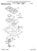 SECTION Diagram and Parts List for KGCT055GBL1  KitchenAid Cooktop