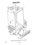 CABINET Diagram and Parts List for ED26MK1LWR0  Whirlpool Refrigerator