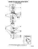 SECTION Diagram and Parts List for KCDC250S0  KitchenAid Food Waste Disposer