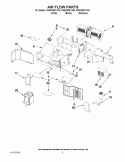 AIR FLOW PARTS Diagram and Parts List for YKHMS2040WS0  KitchenAid Microwave