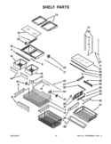 Part Location Diagram of W11210956 Whirlpool TRIM-SHELF