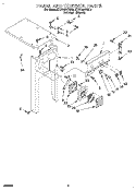 PANEL AND CONTROL Diagram and Parts List for KUCC151DBL2  KitchenAid Trash Compactor