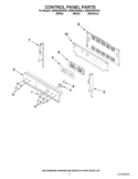 CONTROL PANEL PARTS Diagram and Parts List for KERS206XSS2  KitchenAid Range