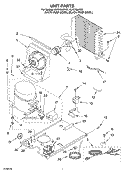 UNIT PARTS Diagram and Parts List for KUIS185JPB3  KitchenAid Ice Maker