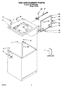 Part Location Diagram of 3949247 Whirlpool Lid Switch Assembly with Leads