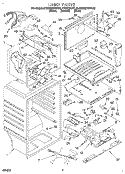 LINER Diagram and Parts List for KTRS21KDAL03  KitchenAid Refrigerator